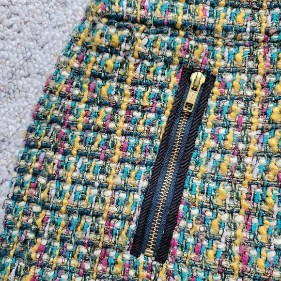 J. Crew Factory Mini Tweed Skirt - Picture 3 of 6